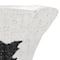 17" White and Black Forest Trees Worsted Christmas Square Throw Pillow